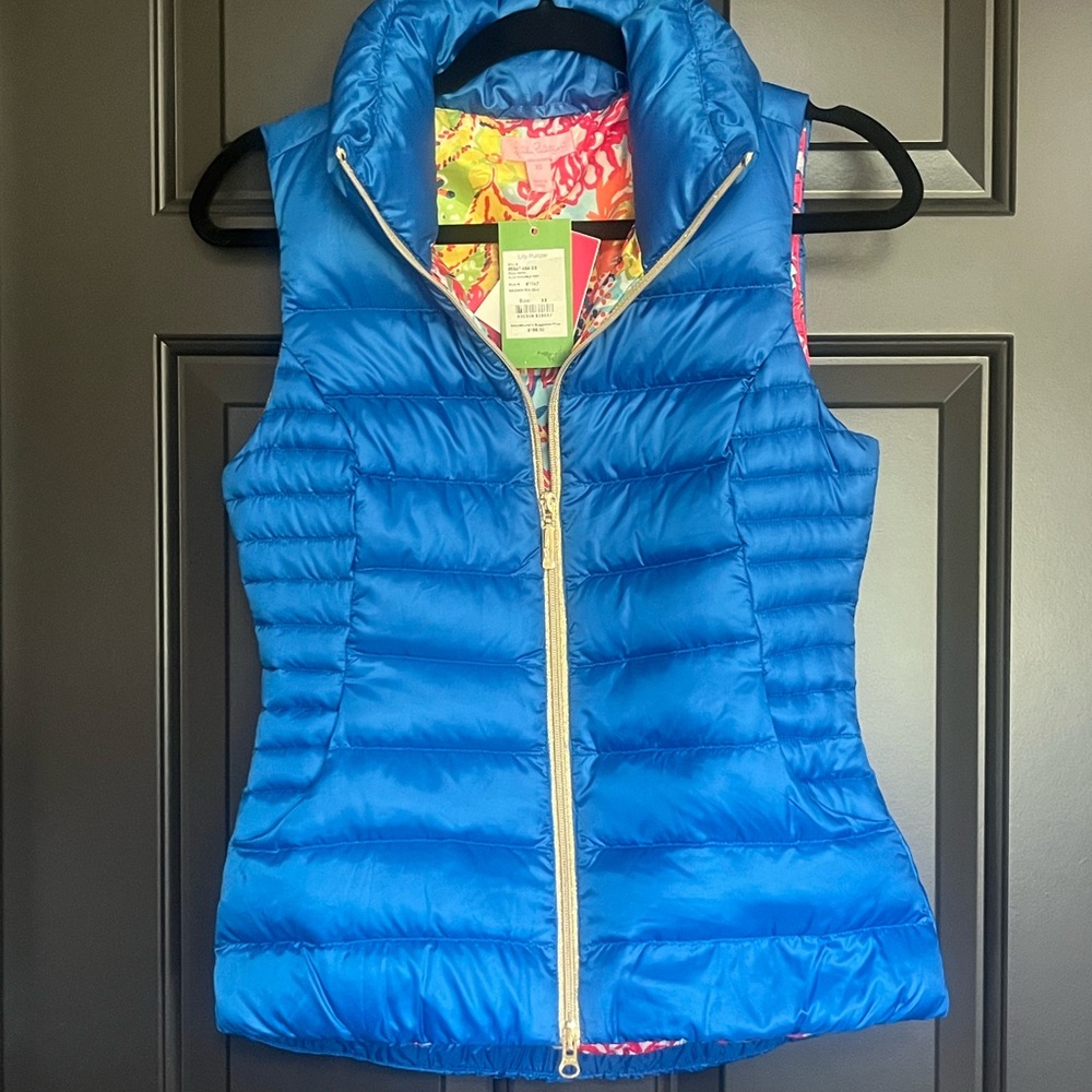 NWT $198 Lilly Pulitzer Packable Vest XS